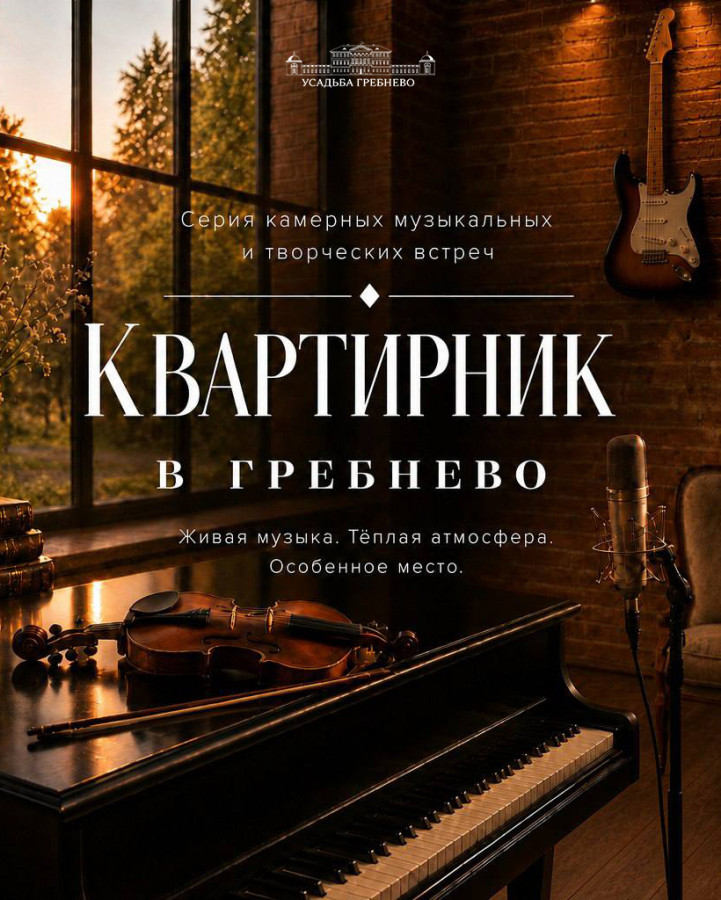 «Квартирник в Гребнево»: музыка и камерная атмосфера в исторической усадьбе